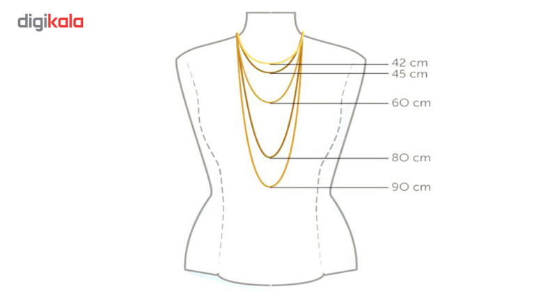 زنجیر نقره طرح ایتالیایی مدل RM21