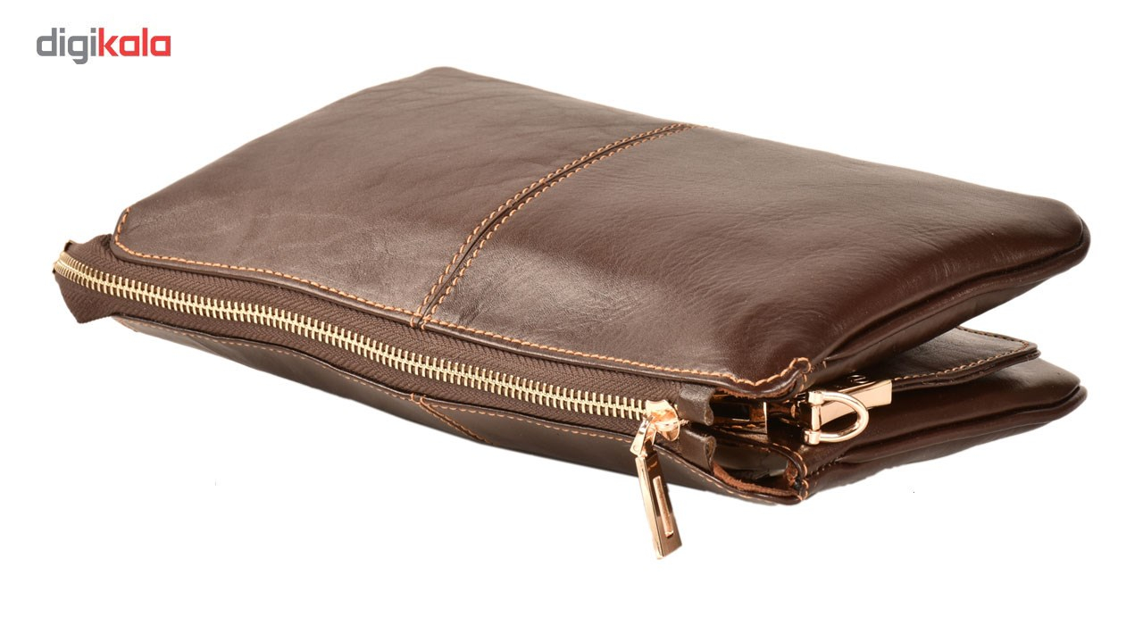 کیف رو دوشی چرم طبیعی کهن چرم مدل V157-7