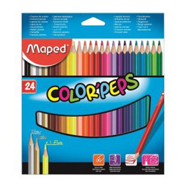 مداد رنگی 24 رنگ مپد مدل کالر پپس