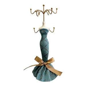 استند جواهرات مدل مانکن ایستاده مخمل کد 02