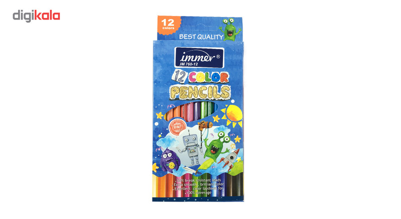مداد رنگی ایمر ۱۲ رنگ مدل 012