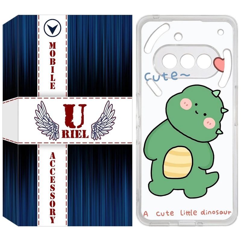 کاور یوریل مدل Clear کد 3 طرح دایناسور مناسب برای گوشی موبایل ناتینگ فون 3a