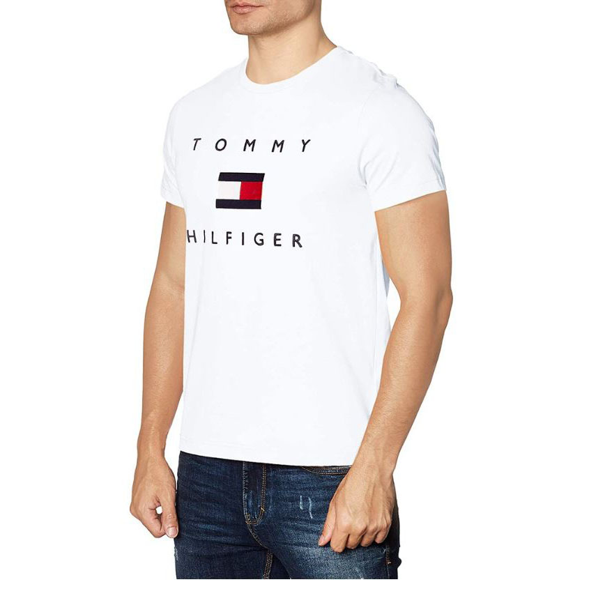نکته خرید - قیمت روز تی شرت آستین کوتاه مردانه تامی هیلفیگر مدل TH MW0MW14313 خرید