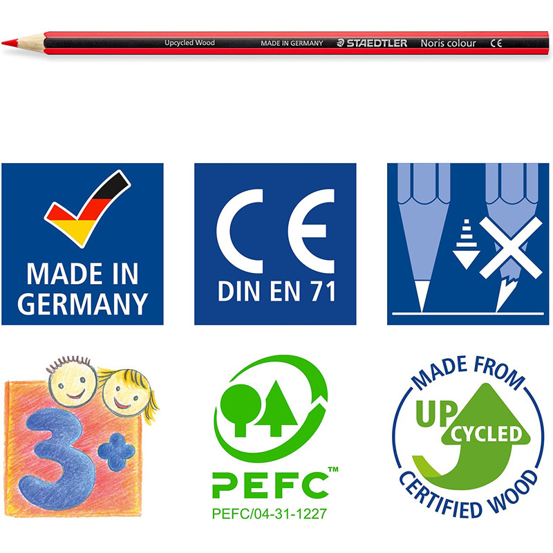 مداد رنگی 18 رنگ استدلر مدل نوریس کالر ووپکس کد G18