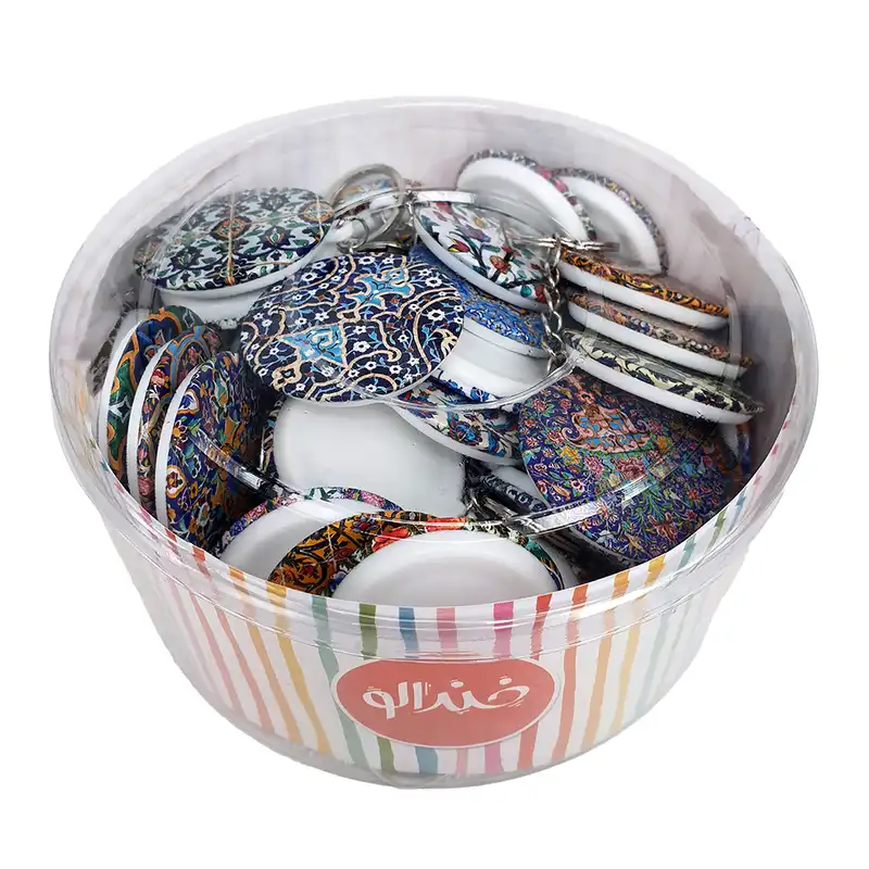 جاکلیدی خندالو مدل کاشی کد 6 مجموعه 50 عددی