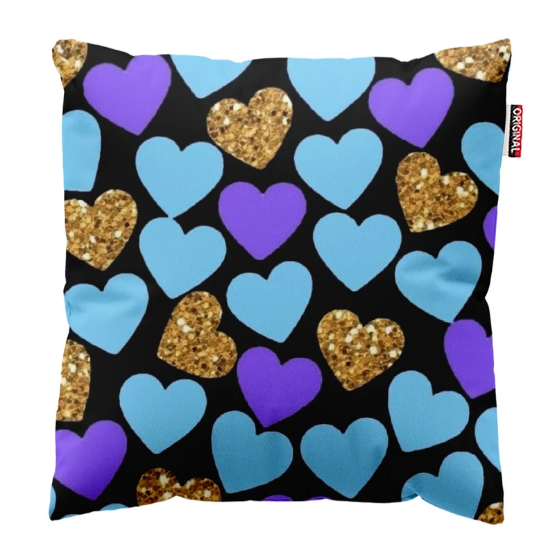 کوسن پاد آفرین طرح قلب کد 940 سایز 40*40 سانتی متر