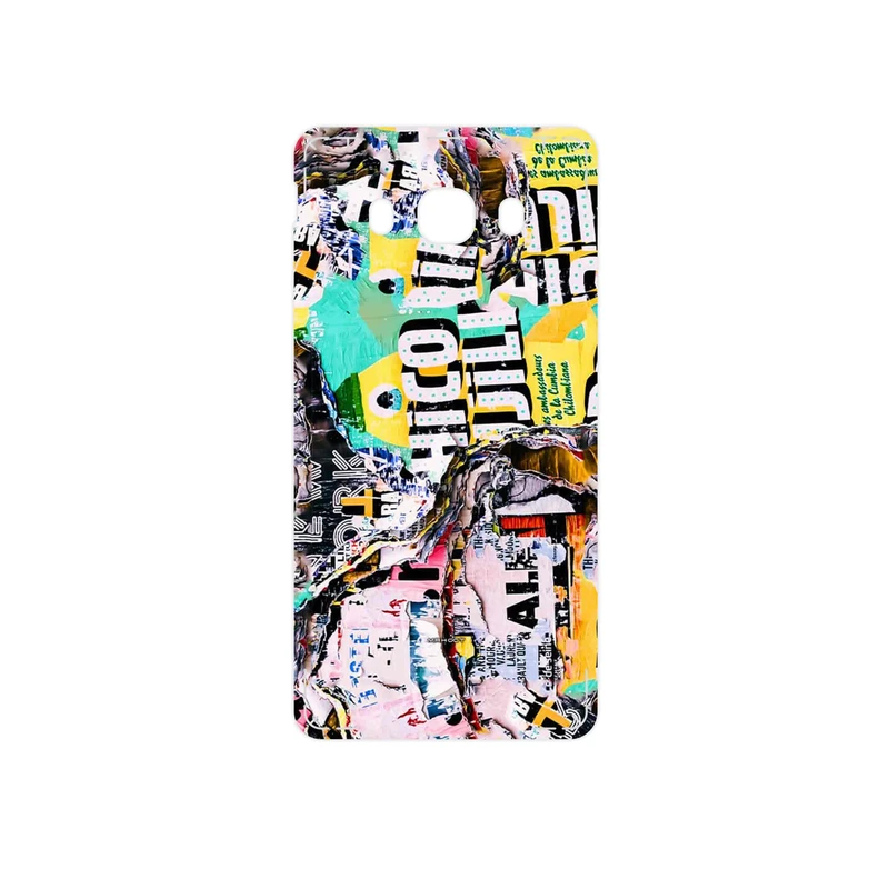 برچسب پوششی ماهوت مدل Collage of Teared Paper مناسب برای گوشی موبایل سامسونگ Galaxy J5 2016
