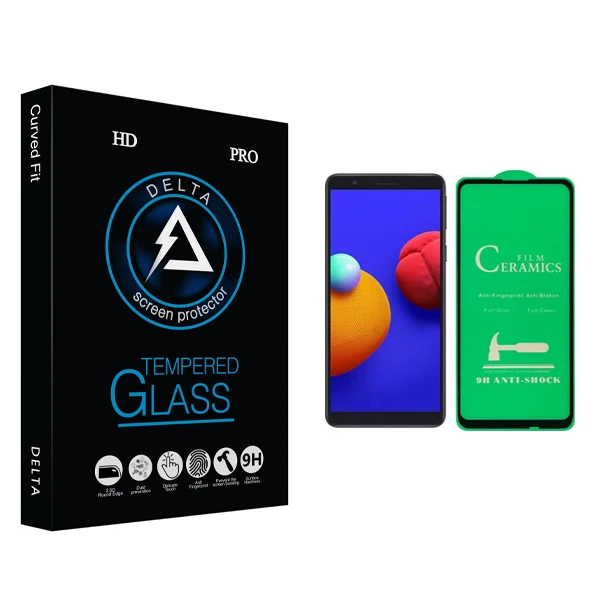 محافظ صفحه نمایش سرامیکی دلتا مدل HD مناسب برای گوشی موبایل سامسونگ Galaxy A01 Core