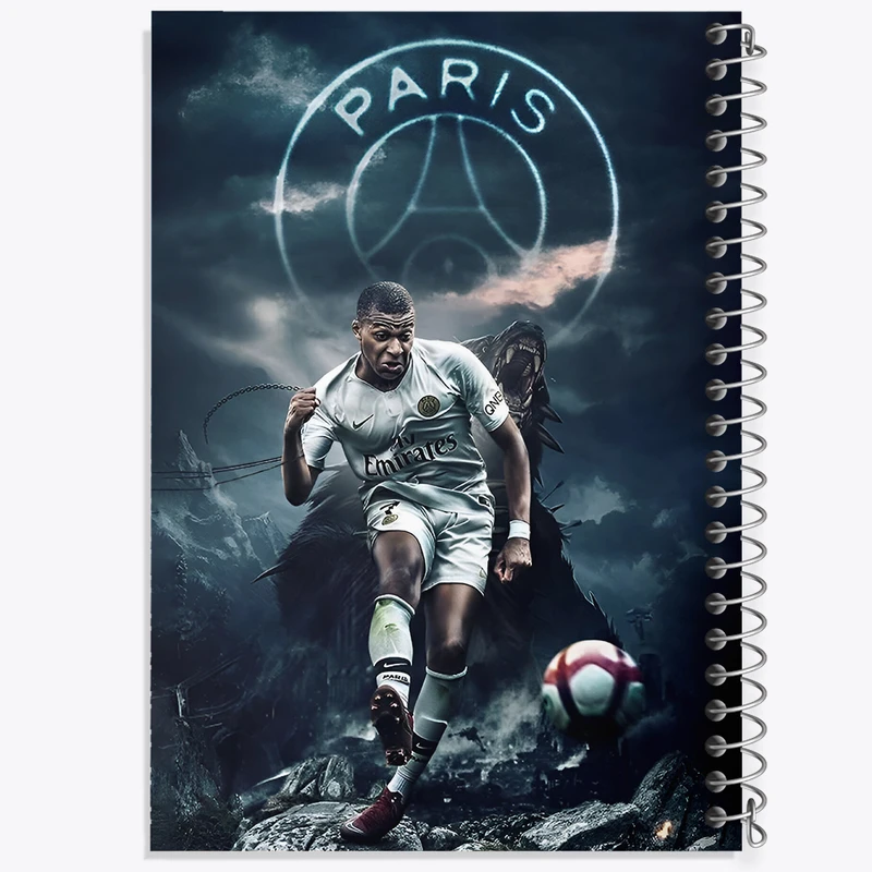 دفتر مشق 100 برگ خندالو طرح کیلیان امباپه کد N2792