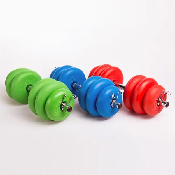 دمبل وزنه پویا مدل PVP09 وزن 9 کیلوگرم بسته 2 عددی