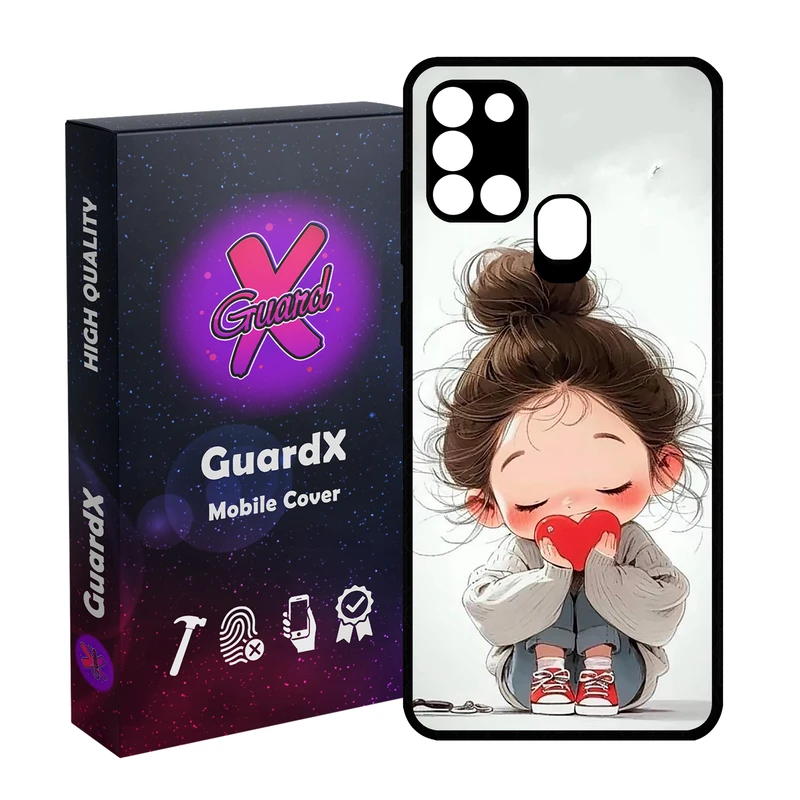 کاور گارد ایکس طرح Girl مدل 10720 مناسب برای گوشی موبایل سامسونگ Galaxy A21s