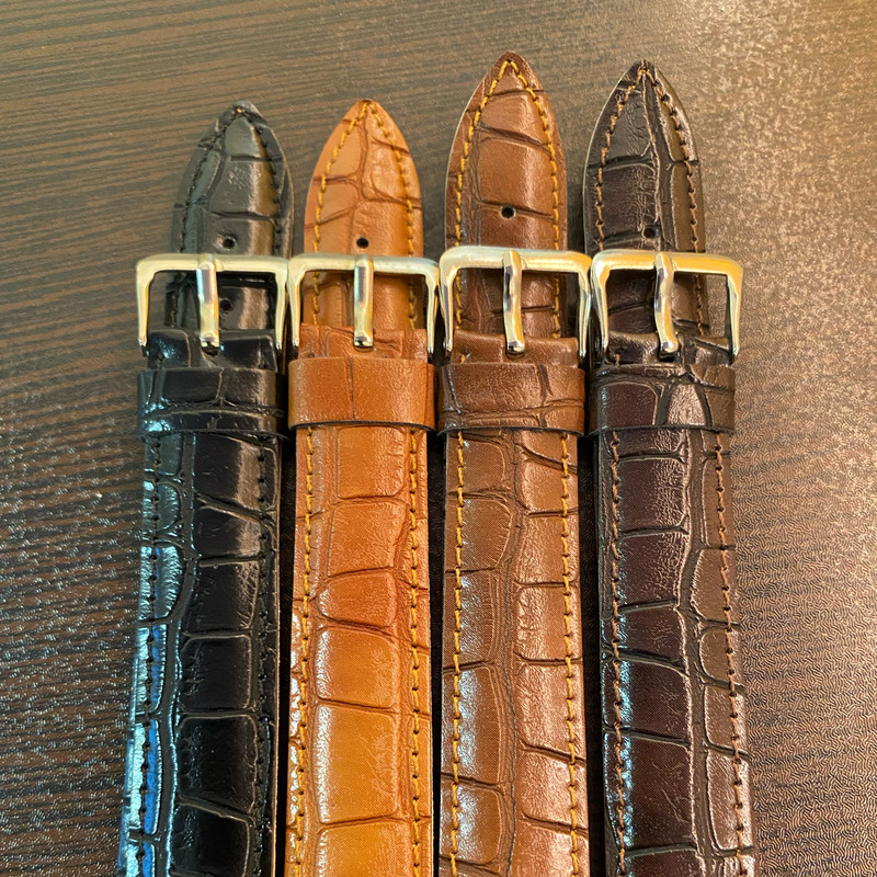 بند ساعت مچی مدل ميلان كروكديل 22mm