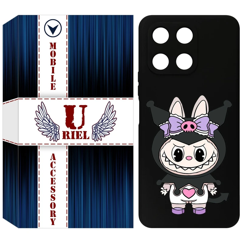 کاور یوریل مدل KSH کد 137 طرح عروسک لبوبو مناسب برای گوشی موبایل آنر X6A / X6A Plus