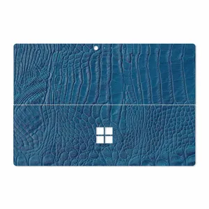 MAHOOT Blue-Crocodile-Leather Cover Sticker for Microsoft Surface Pro 4 2015