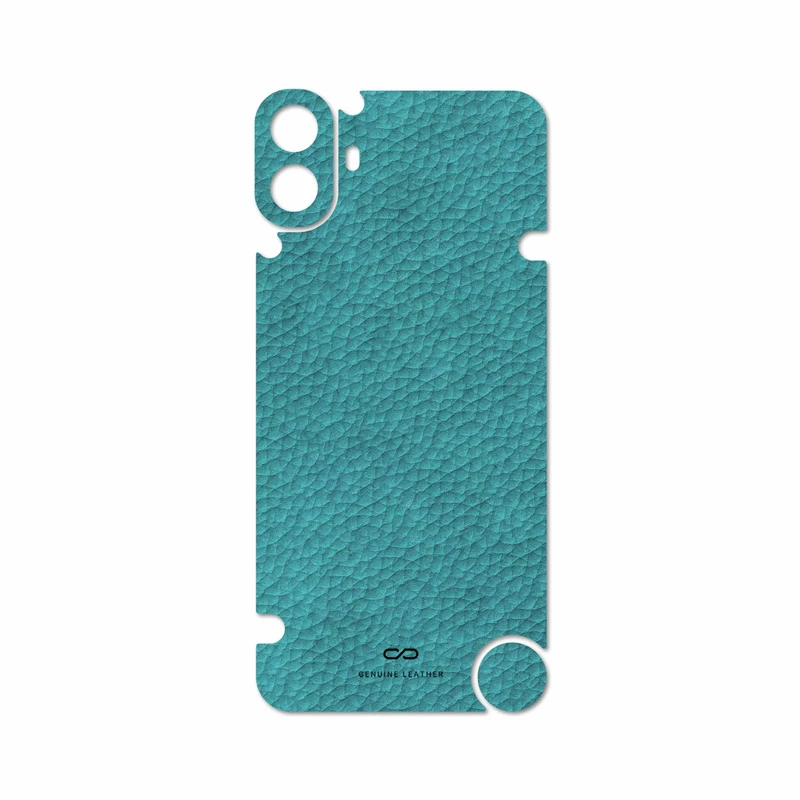 برچسب پوششی ماهوت مدل Blue-Leather مناسب برای گوشی موبایل ناتینگ CMF Phone 1