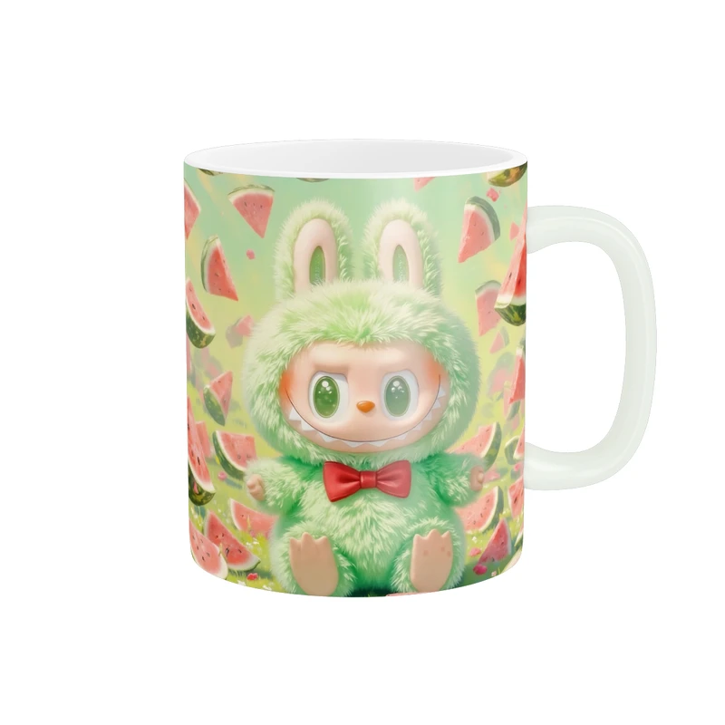 ماگ پاد آفرین طرح عروسک لبوبو کد 5986