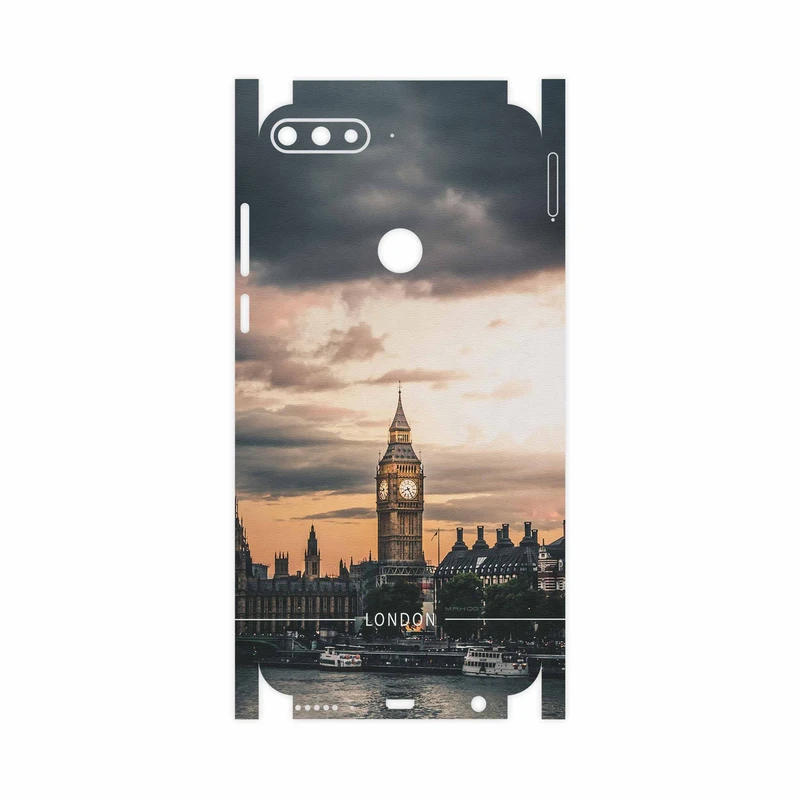 برچسب پوششی ماهوت مدل London City-FullSkin مناسب برای گوشی موبایل هوآوی Y7 Prime 2018