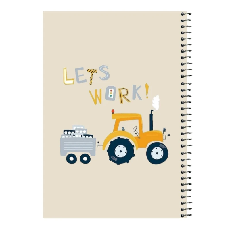 دفتر مشق 80 برگ اس جی مدل ماشین کار کد۸   