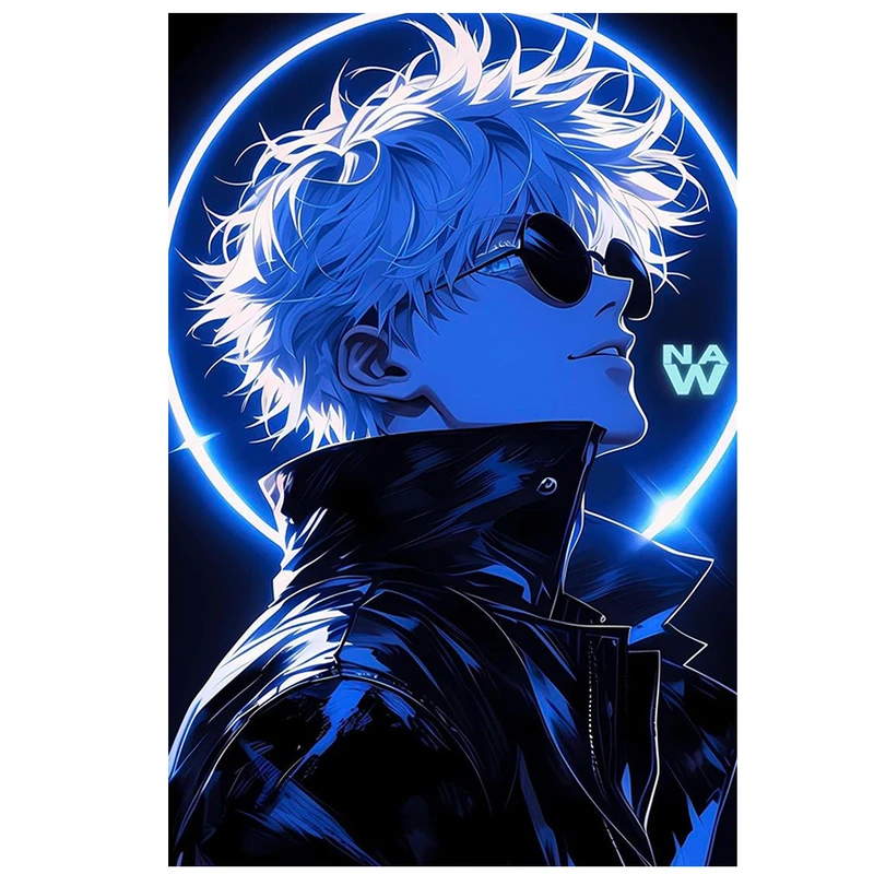 پوستر مدل گوجو ساتورو Satoru Gojo طرح انیمه جوجوتسو کایسن Jujutsu Kaisen کد 982