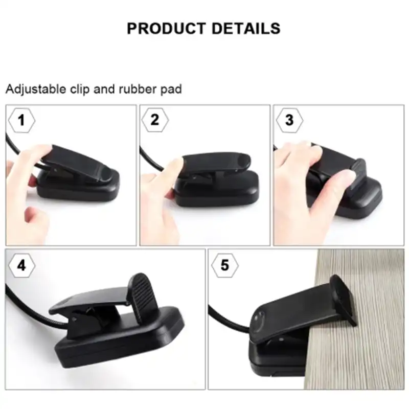 چراغ مطالعه مدل LY-13 گیره دار