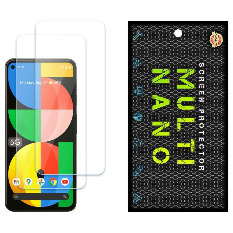 محافظ صفحه نمایش مولتی نانو مدل X-S2N مناسب برای گوشی موبایل گوگل Pixel 5A بسته دو عددی