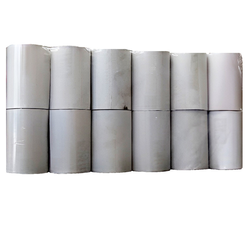 کاغذ رول پرینتر حرارتی مدل 140403 پشت چاپدار بسته 84 عددی