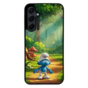 AKAM AMC-WSGA55-SMURFS-7 Cover For Samsung Galaxy A55