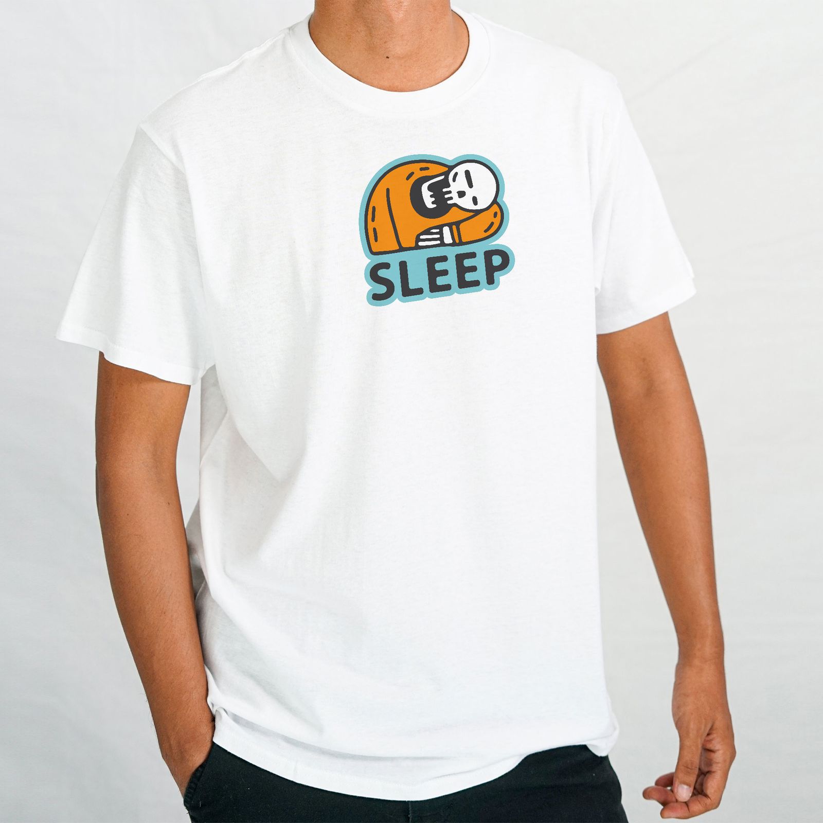 تی شرت آستین کوتاه مردانه زگماک مدل SLEEP -  - 1