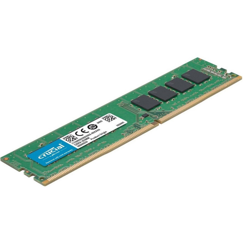 رم کامپیوتر کروشیال DDR4 تک کاناله 16 گیگابایت 3200 مگاهرتز CL22 ولتاژ 1.2 ولت مدل PC4-25600 U-DIMM