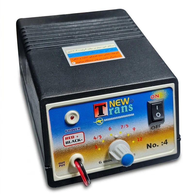 آداپتور 12 ولت 1.4 آمپر نیو ترانس مدل ولتاژ متغیر 20w-4
