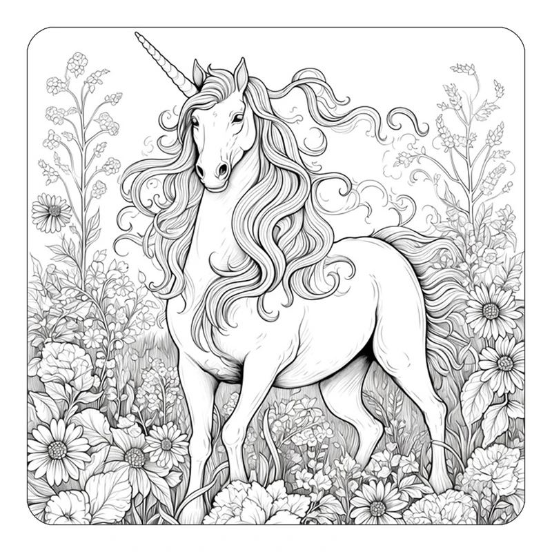 مگنت کاکتی طرح اسب تک شاخ و یونیکورن مدل mp31651