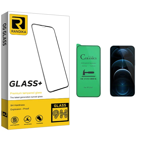 محافظ صفحه نمایش سرامیکی راندیکا مدل GLD مناسب برای گوشی موبایل اپل iPhone 12 Pro Max