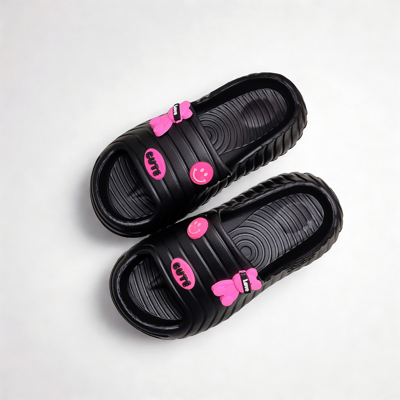 دمپایی زنانه مدل راما استیکر 1037BK