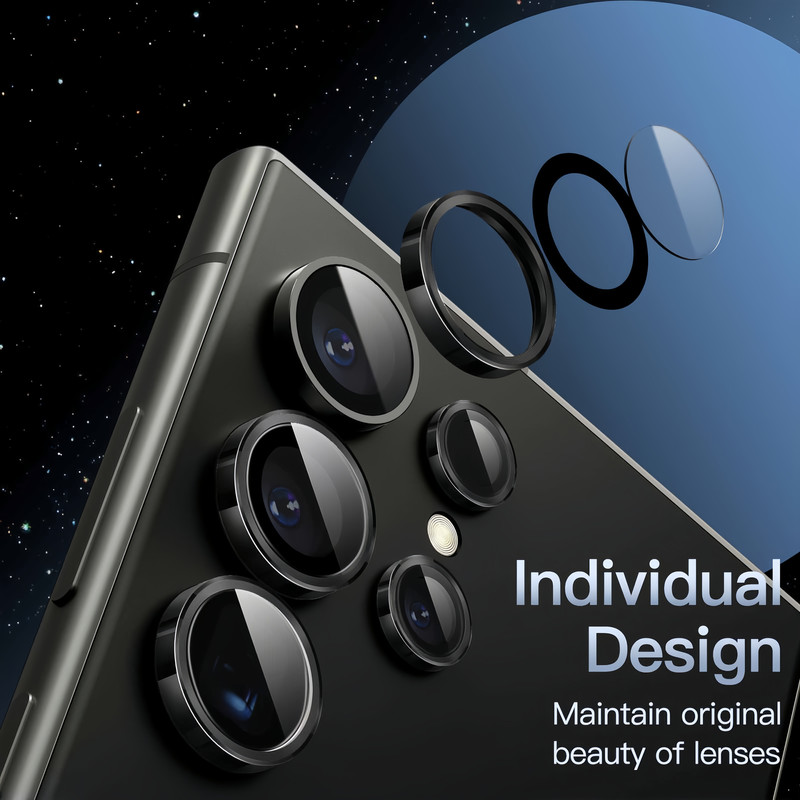 محافظ لنز دوربین راکی مایل مدل CAM-3 مناسب برای گوشی موبایل سامسونگ Galaxy S25 Ultra