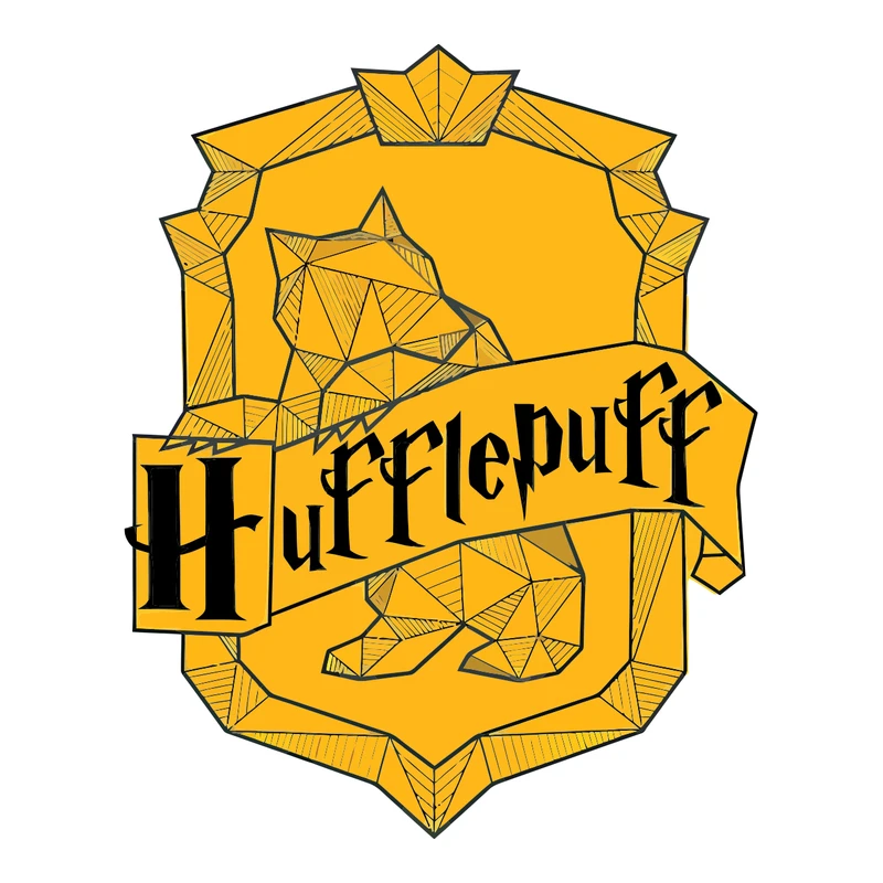 برچسب لپ تاپ پویا مارکت طرح هافلپاف هری پاتر کد 1921