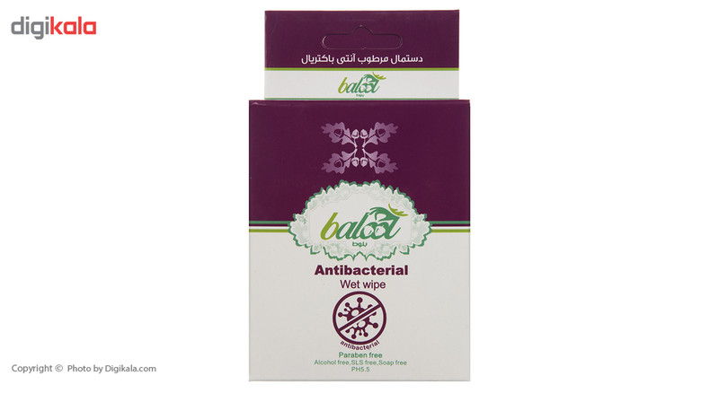 دستمال مرطوب بلوط مدل Antibacterial بسته 10 عددی