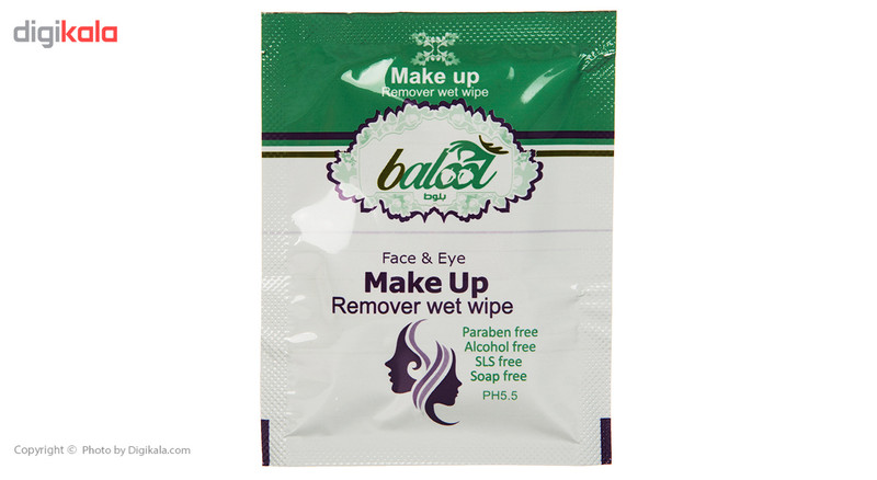 دستمال مرطوب پاک کننده آرایش بلوط مدل Makeup Remover بسته 10 عددی