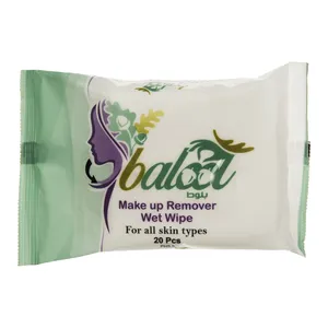 دستمال مرطوب پاک کننده آرایش بلوط مدل Makeup Remover بسته 10 عددی
