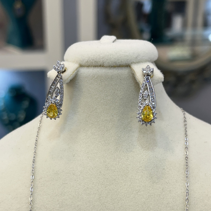 نیم ست نقره زنانه مدل 3345