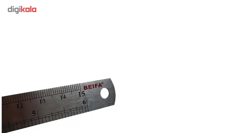 خط کش فلزی بیفا مدل ASR004 سایز 20 سانتی متر