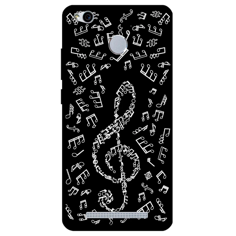 کاور مگافون طرح نوت موسیقی مدل 1370 مناسب برای گوشی موبایل شیائومی Redmi 3 / 3S / 3 Pro 