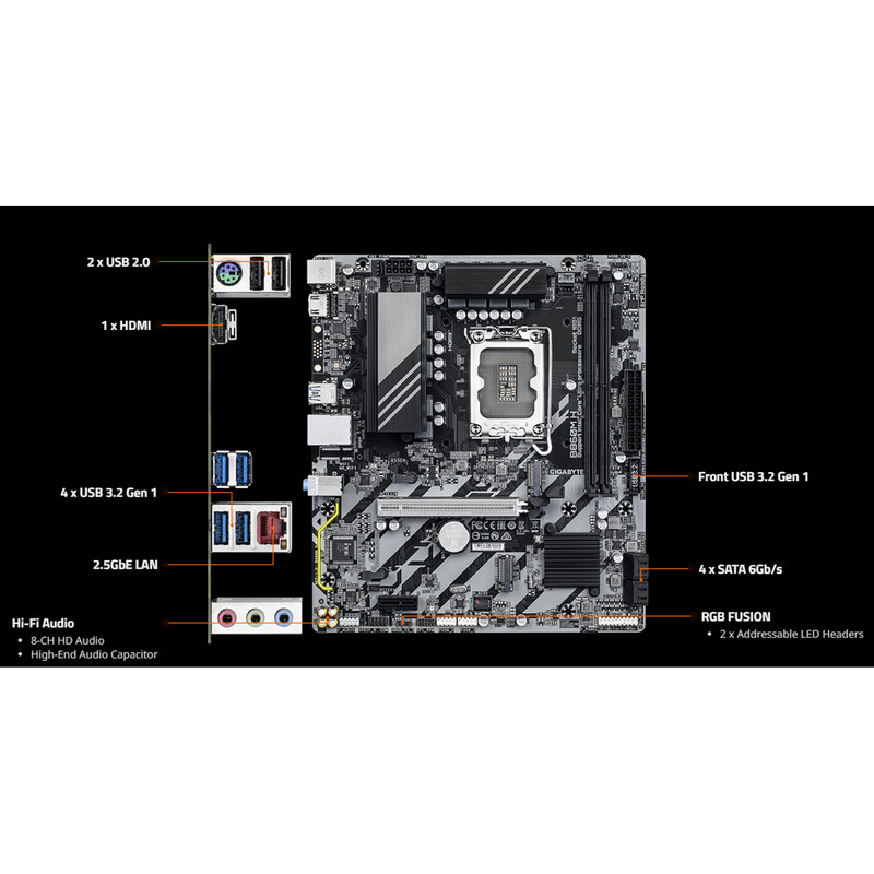 مادربرد گیگابایت مدل B860M H