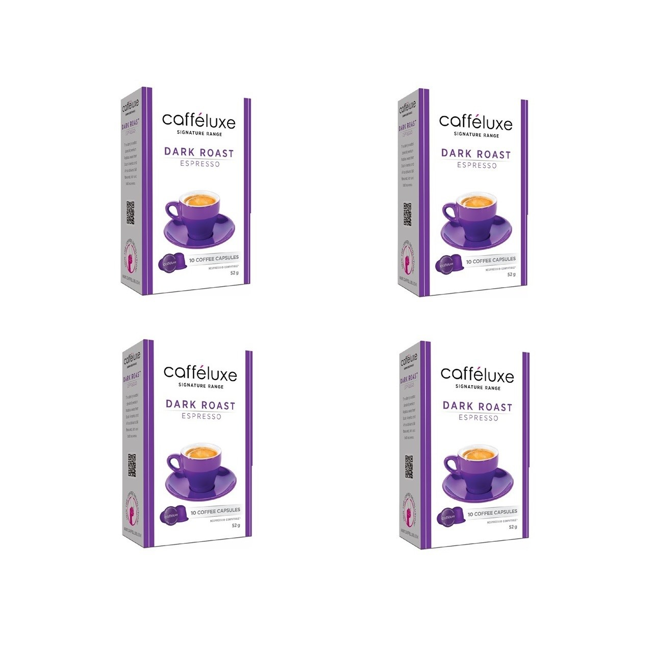 کپسول قهوه دستگاه نسپرسو کافه لوکس 4 جعبه مدل  Espresso Dark Roast