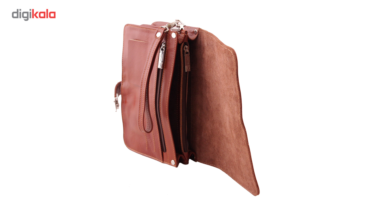کیف پاسپورتی چرم طبیعی آدین چرم مدل DG31.1
