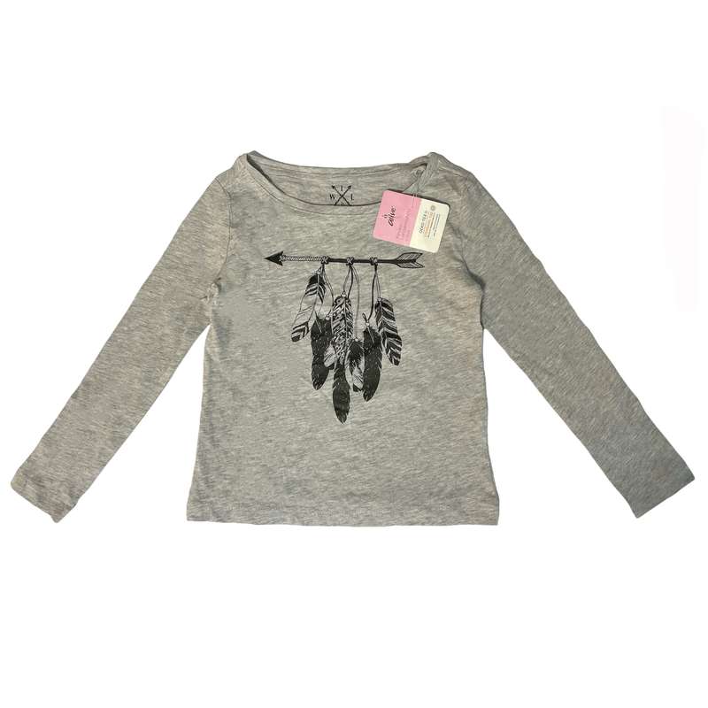 تی شرت آستین بلند دخترانه الایو مدل 23395947