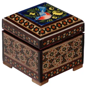 جعبه جواهرات خاتم کاری گالری گوهران مدل 1465