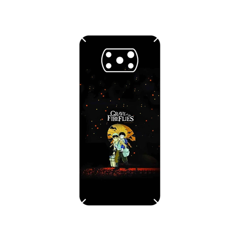 برچسب پوششی ماهوت مدل Grave of the Fireflies مناسب برای گوشی موبایل شیائومی Poco X3 Pro