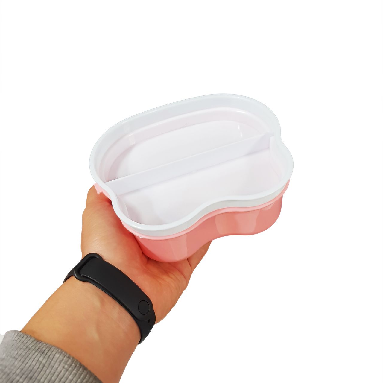 ظرف غذای کودک ماهگل طرح فیل و فیل بچه کد 09 - - 7