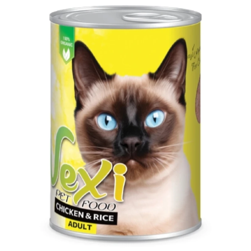 کنسرو گربه وکسی مدل پته طعم مرغ و برنج وزن 400 گرم