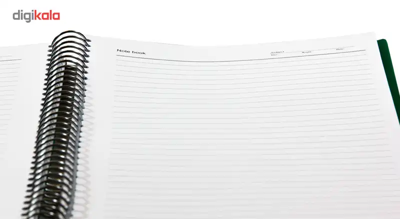 دفتر مشق 100 برگ سیمی آبی کد 424